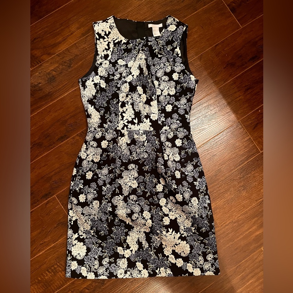 H&M embroidered dress